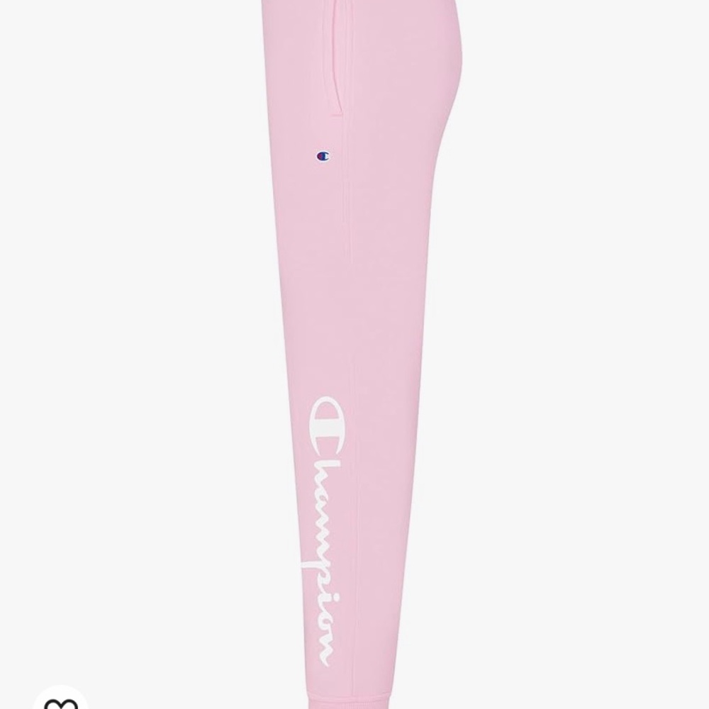 pink champion sweatpants girls( color looks off in picture due to lighting)